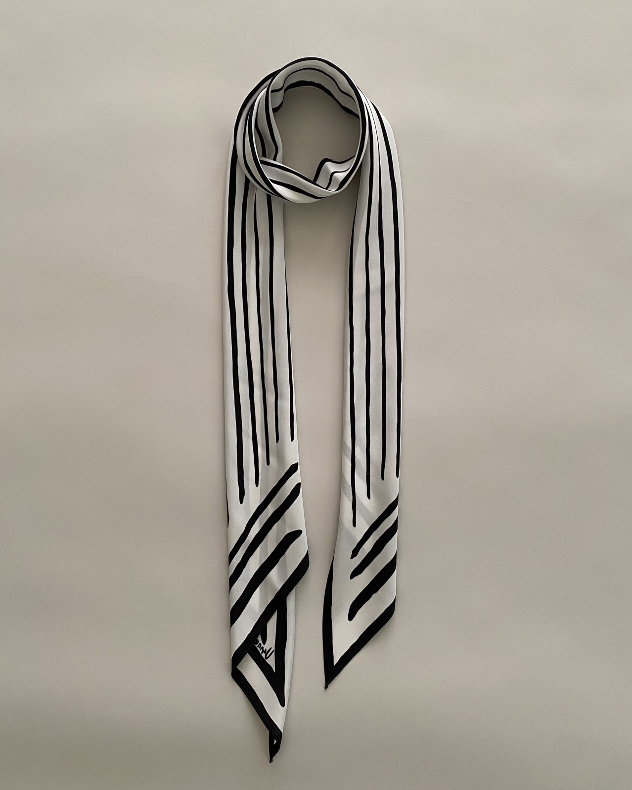 Pañuelo Foulard Vintage 90s Lineas