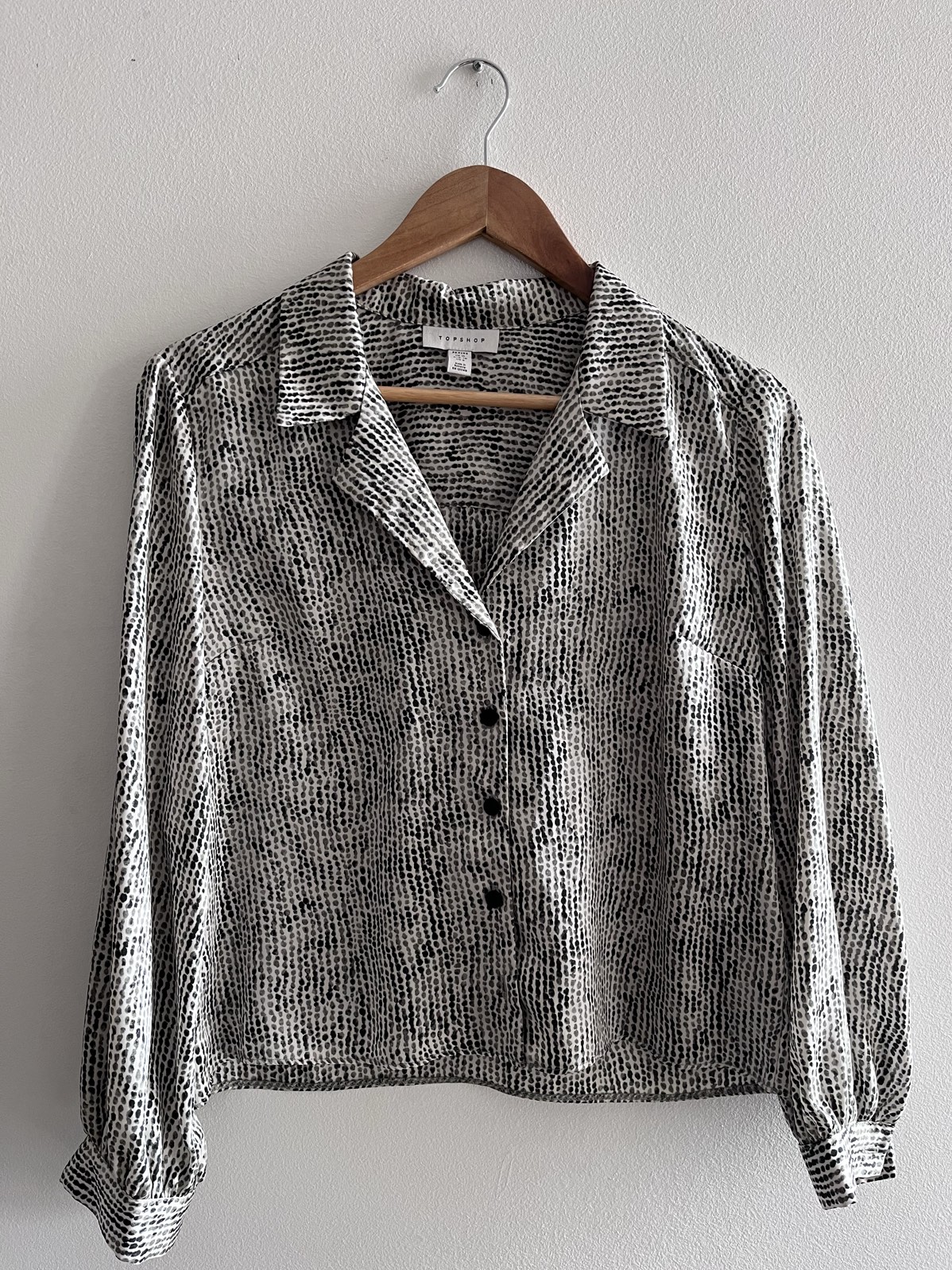 Blusa Animal Print Topshop